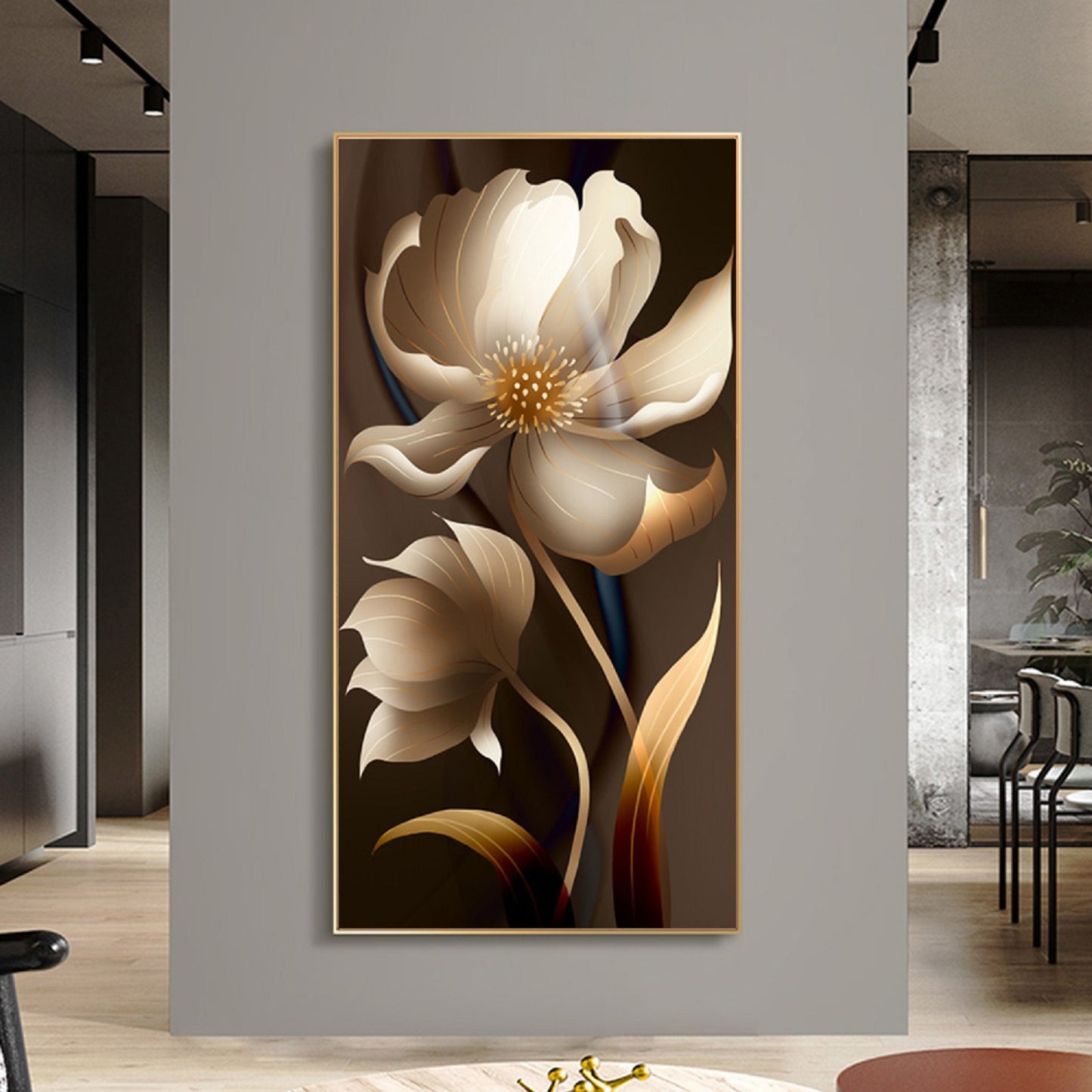Print On Canvas Flowers Home Decor Wall Art NO Frame