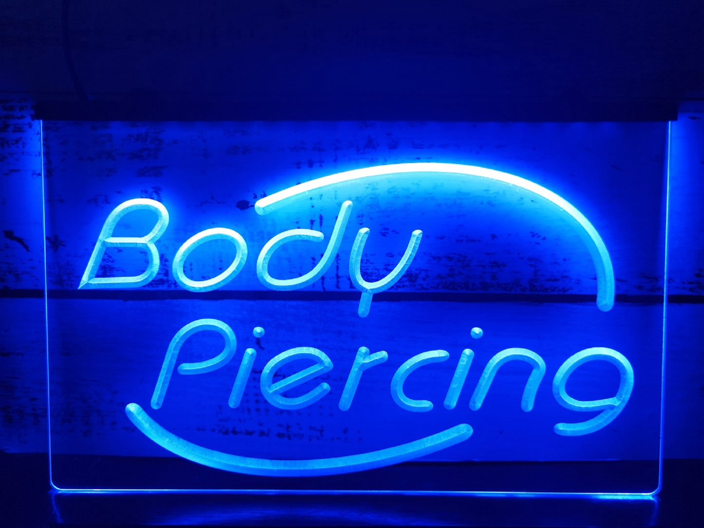 Neon Sign Body Piercing Tattoo Shop Decor Wall Desktop Free Shipping