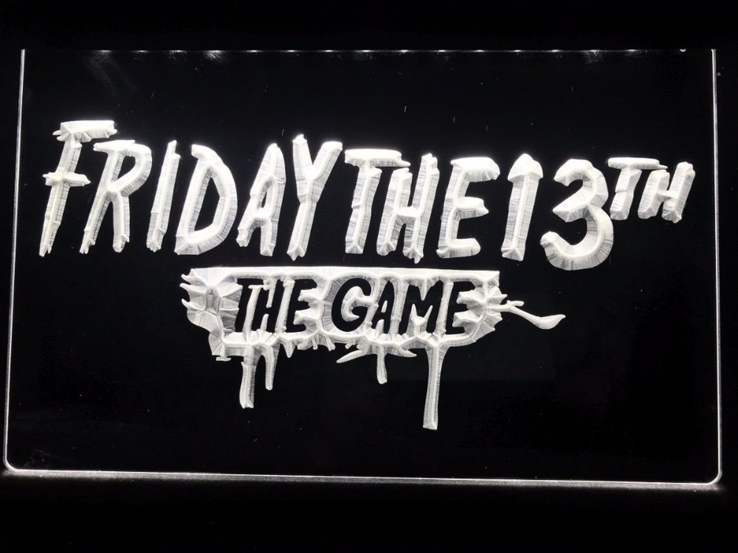 Neon Sign Friday The 13th Home Decor Wall Hanging Table Top Decor