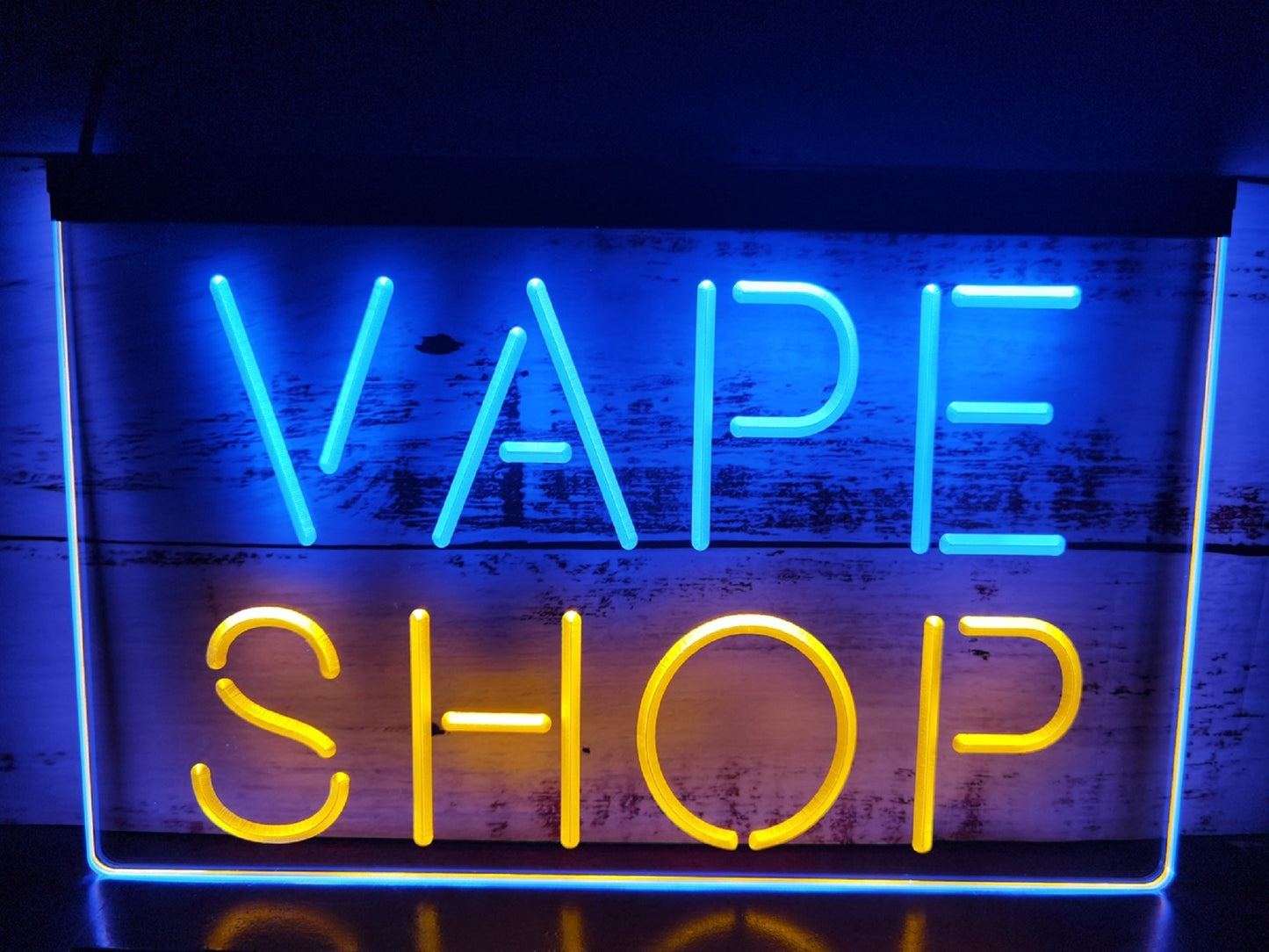 Neon Sign Dual Color Vape Shop Wall Desktop Decor Free Shipping