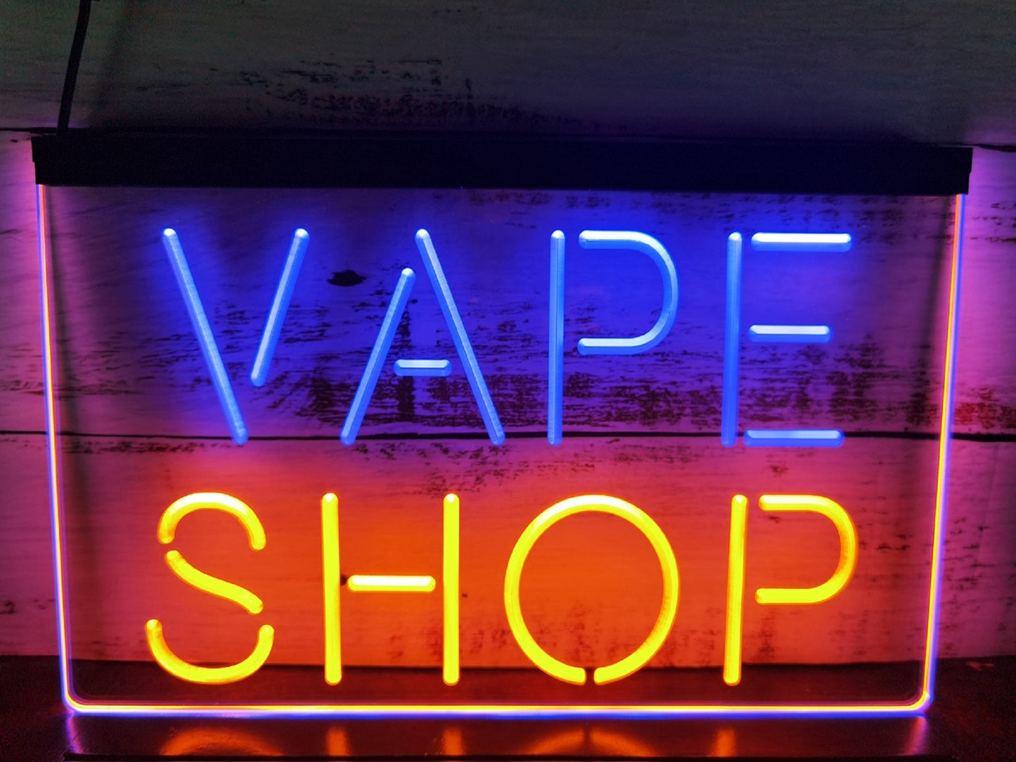 Neon Sign Dual Color Vape Shop Wall Desktop Decor Free Shipping