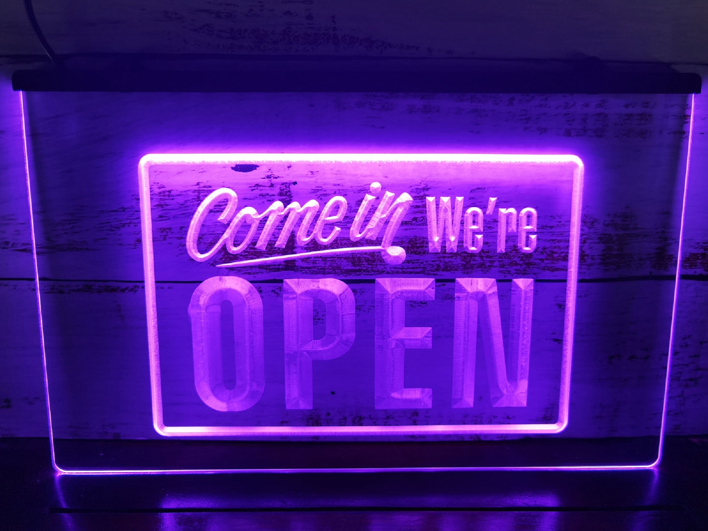 Neon Sign Come In We're Open Store Shop Restaurant Coffee Shop Decor