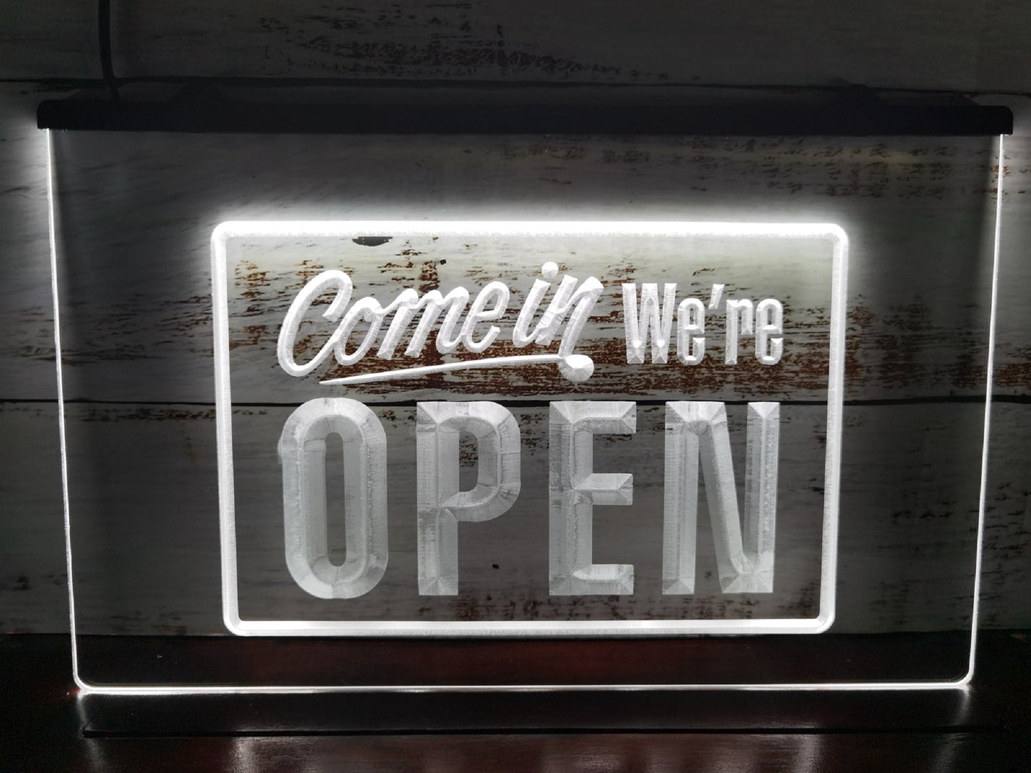 Neon Sign Come In We're Open Store Shop Restaurant Coffee Shop Decor
