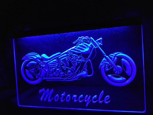 Neon Sign Motorcycle Bike Home Wall Desktop Decor Free Shipping