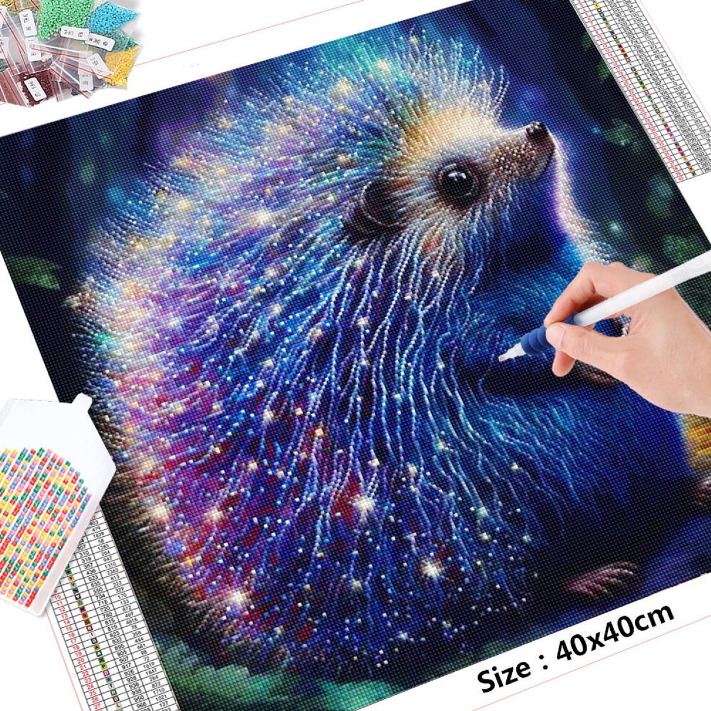 DIY Diamond Painting Hedgehog Diamond Painting Kit Wall Art