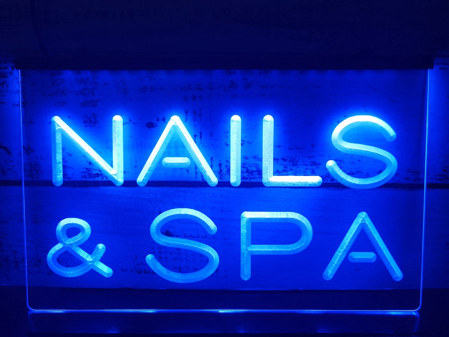 Neon Sign Nails & Spa Wall Desktop Spa Beauty Shop Decor