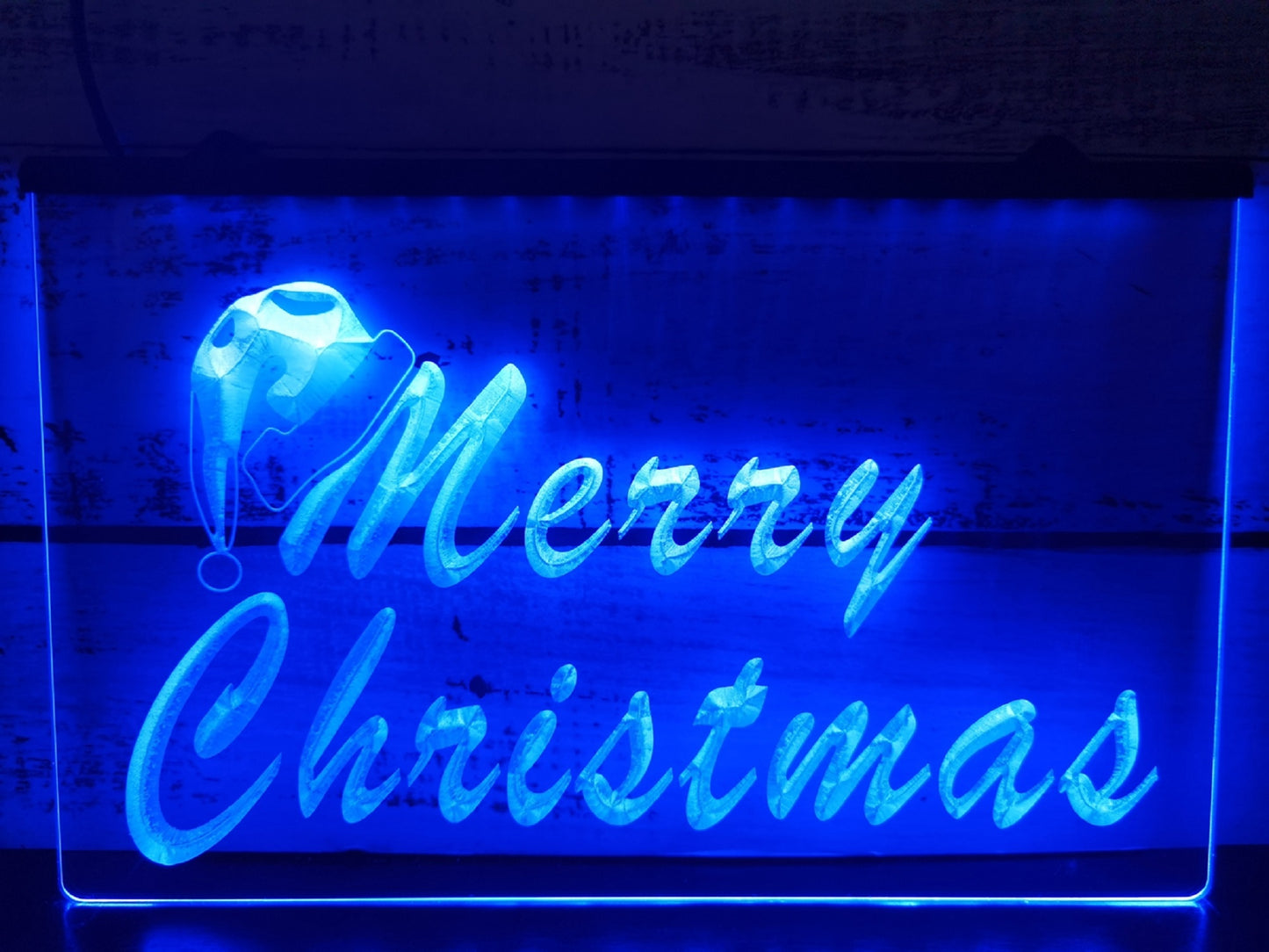 Neon Sign Merry Christmas Home Store Wall Hanging Desk Top Decor
