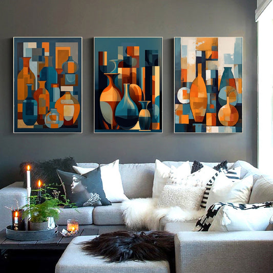 Canvas Print Art Abstract Jar  Wall Hanging Home Decor NO FRAME