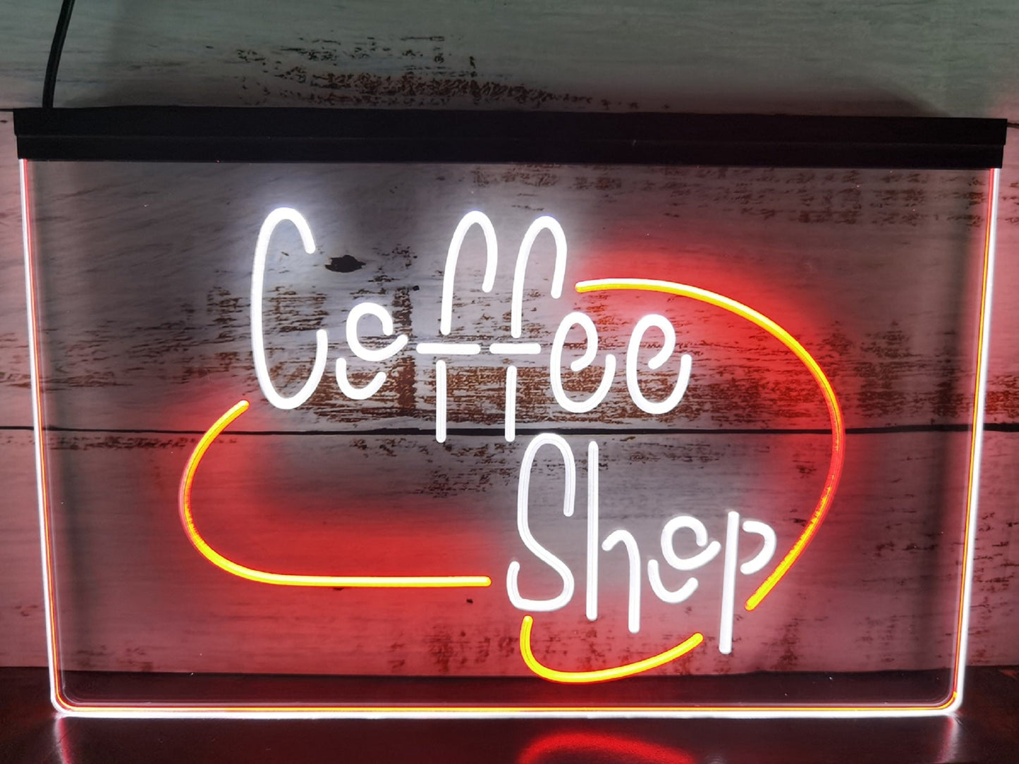 Neon Sign Dual Color Coffee Shop For Coffee Shop Wall Desktop Decor