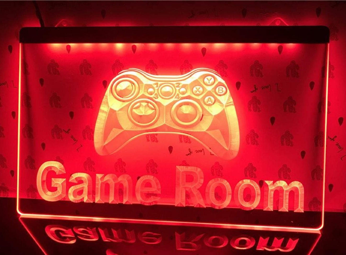 Neon Sign Game Room Console Wall Hanging Table Top Decor