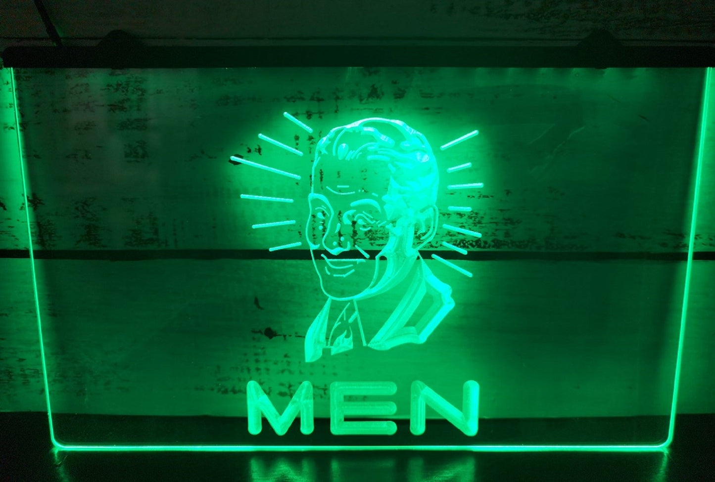 Neon Sign Vintage Sign Men Restroom Wall Bathroom Decor