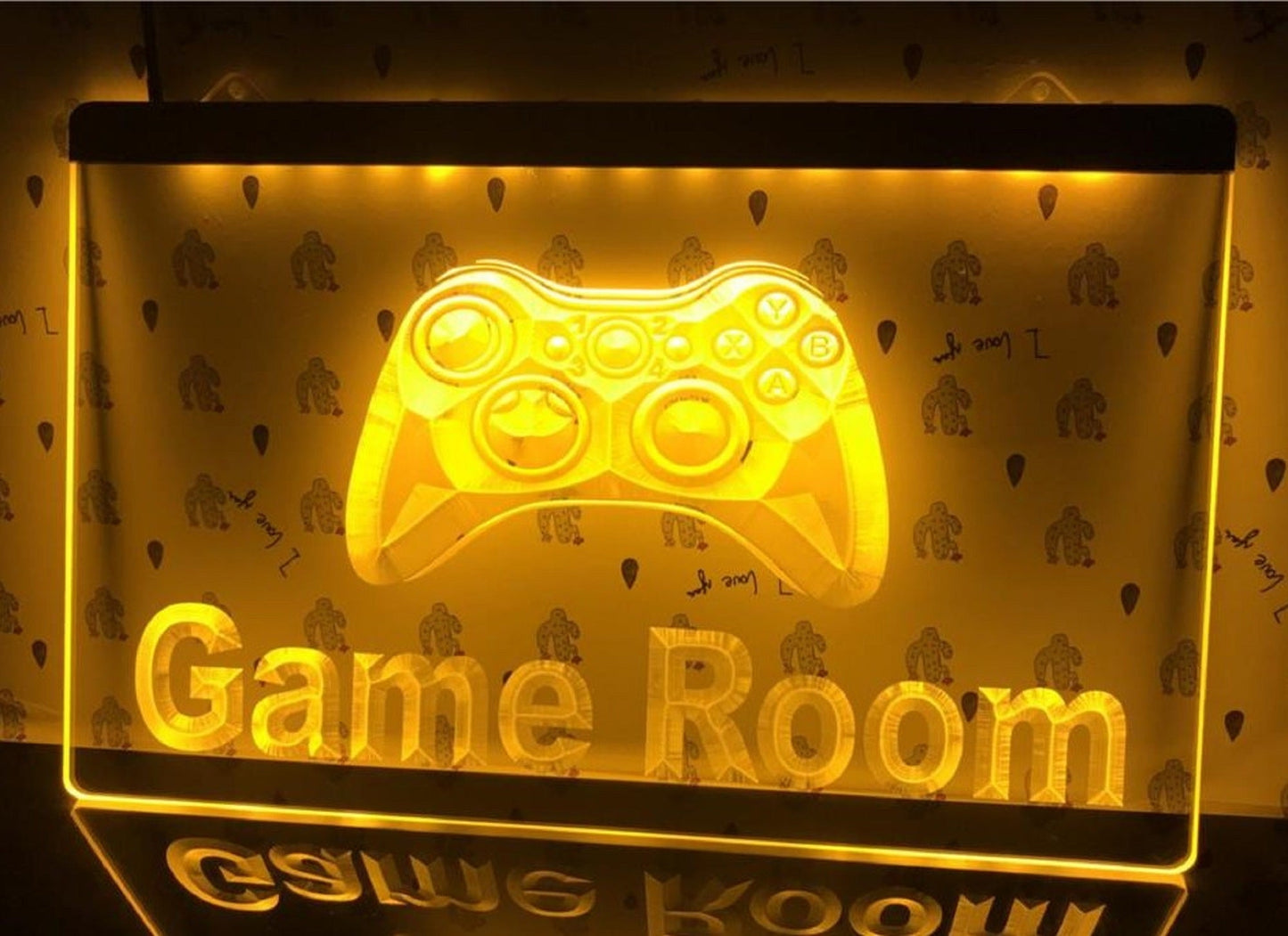 Neon Sign Game Room Console Wall Hanging Table Top Decor