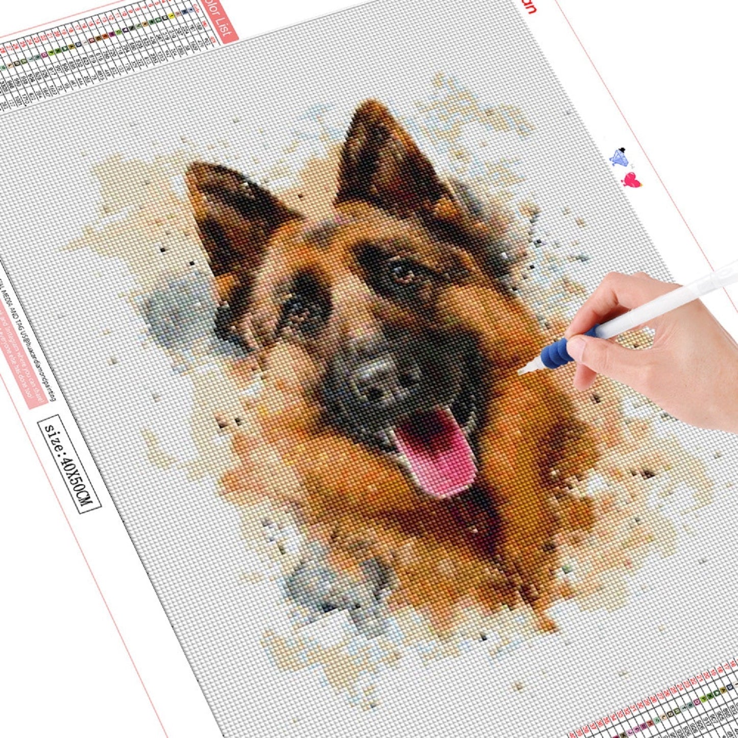 DIY Diamond Painting Dog Diamond Painting Kit Wall Art 1g