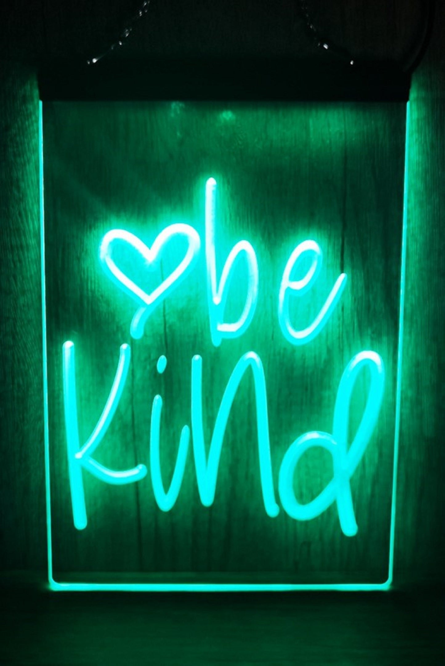 Neon Sign Be Kind Wall Hanging Desk Table Top Decor