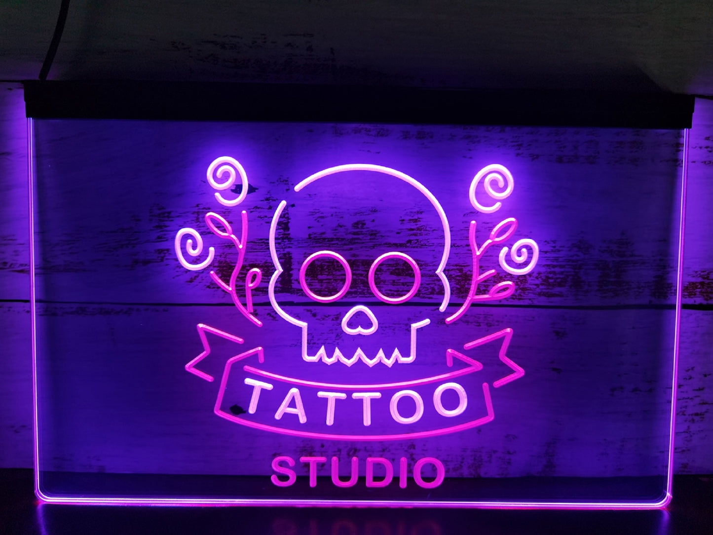 Neon Sign Dual Color Tattoo Studio Wall Desktop Decor Free Shipping