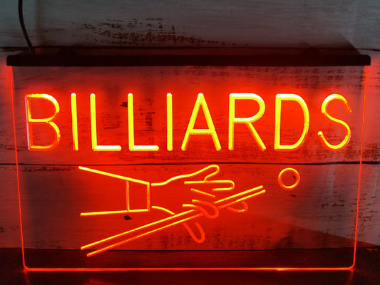 Neon Sign Billiards Wall Desktop Billiards hall Decor Free Shipping