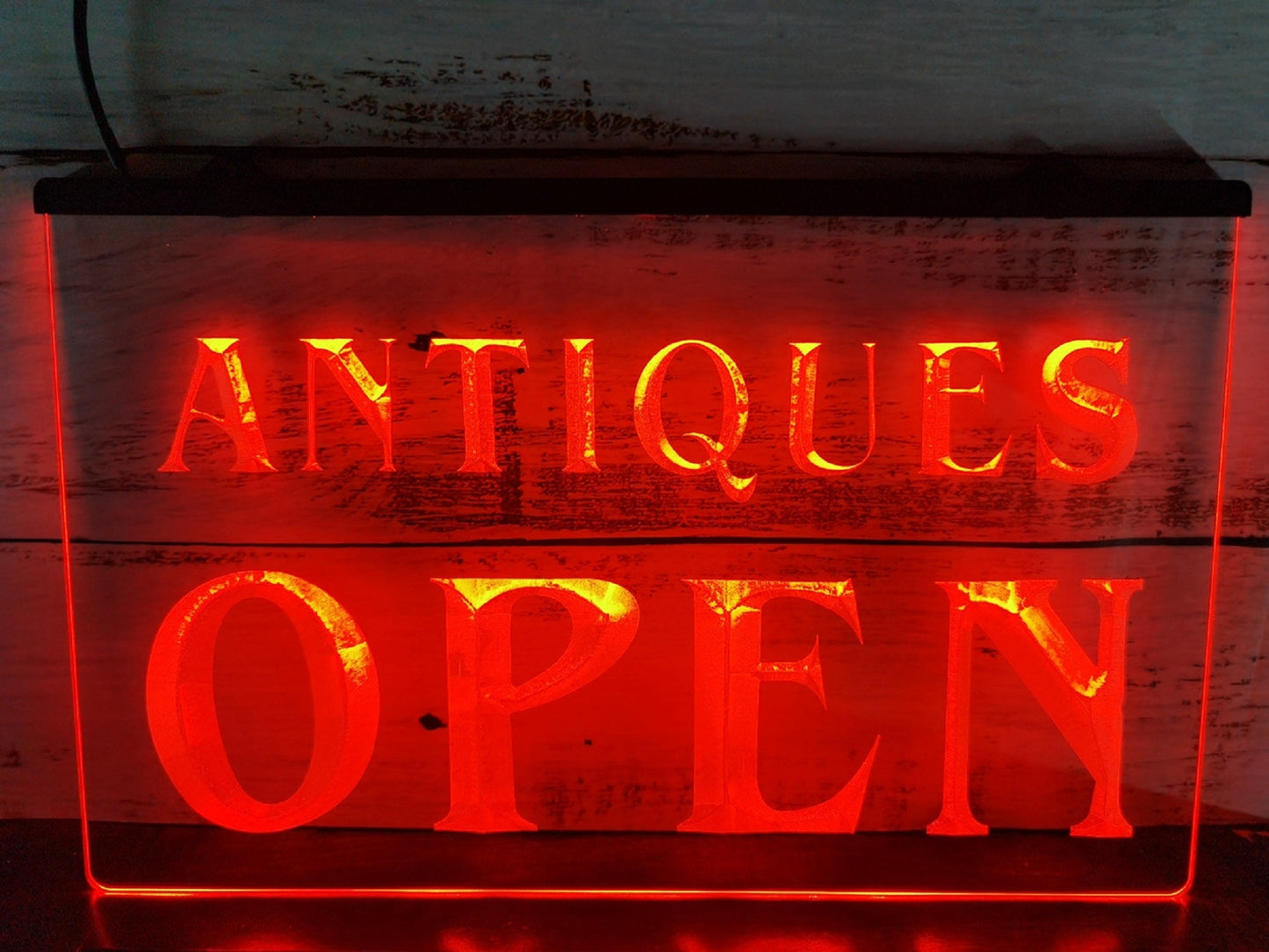 Neon Sign Antiques Open Wall Desktop Decor Free Shipping