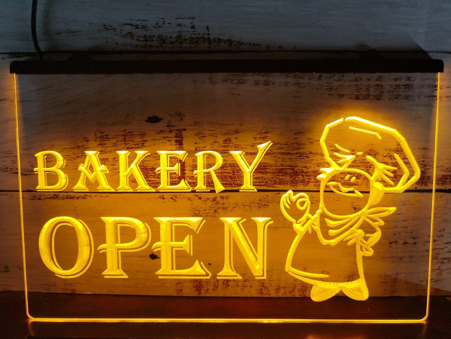 Neon Sign Bakery Open Wall Desktop Decor Free Shipping