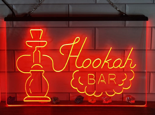 Neon Sign Hookah Shisha For Coffee Shop Restaurant Home Decor