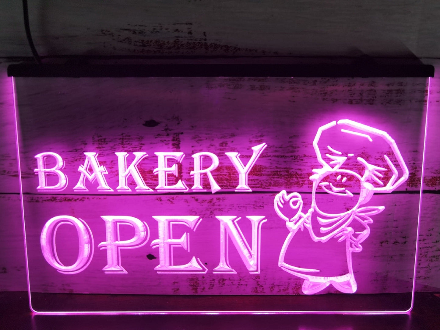 Neon Sign Bakery Open Wall Desktop Decor Free Shipping