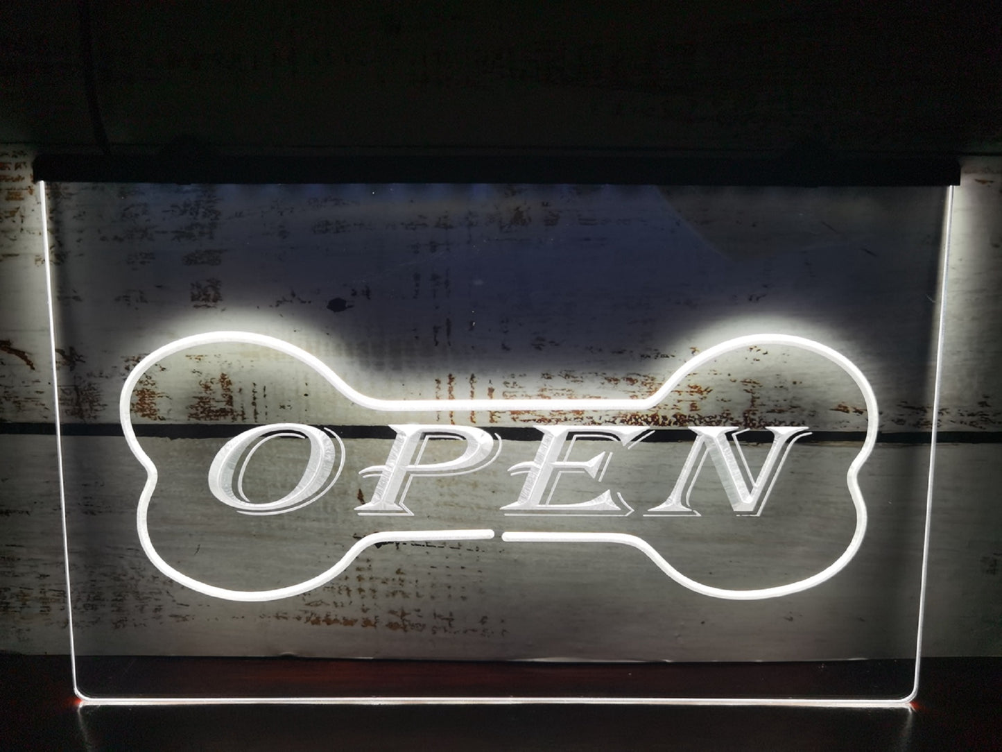 Neon Sign Open Dog Shop Wall Desktop Decor Free Shipping