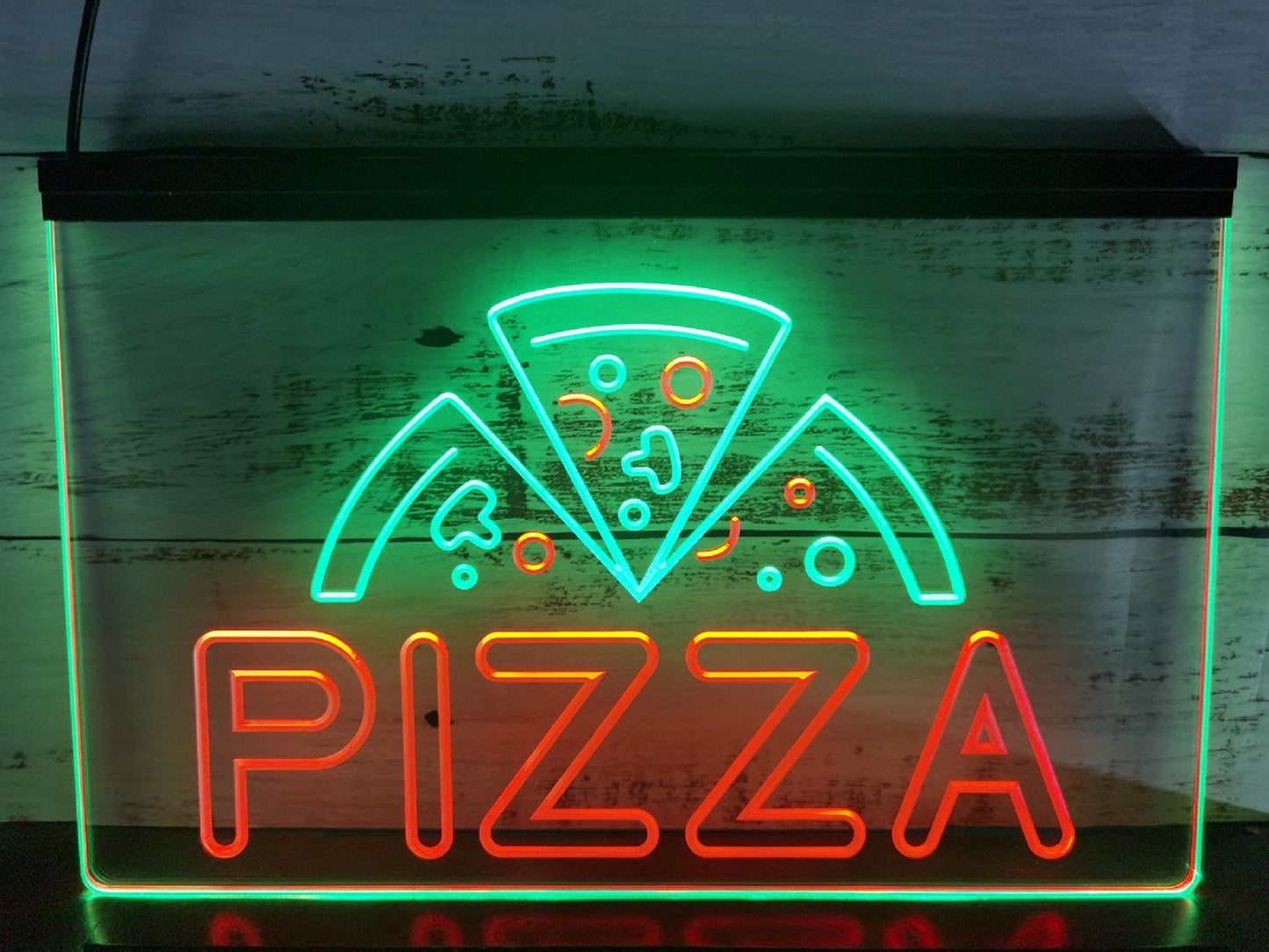 Neon Sign Dual Color Pizza Wall Decor Pizza Restaurant Decor Free Shipping