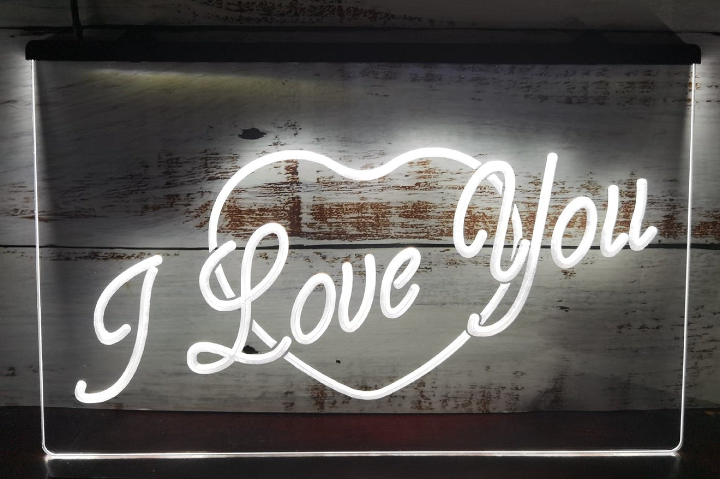 Neon Sign I Love You Heart Wall Hanging Table Top Decor