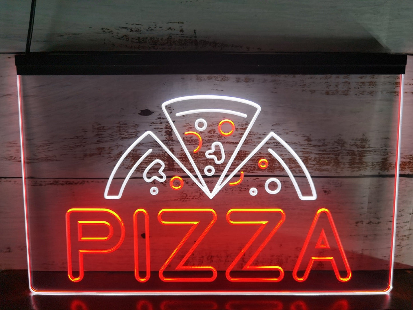 Neon Sign Dual Color Pizza Wall Decor Pizza Restaurant Decor Free Shipping