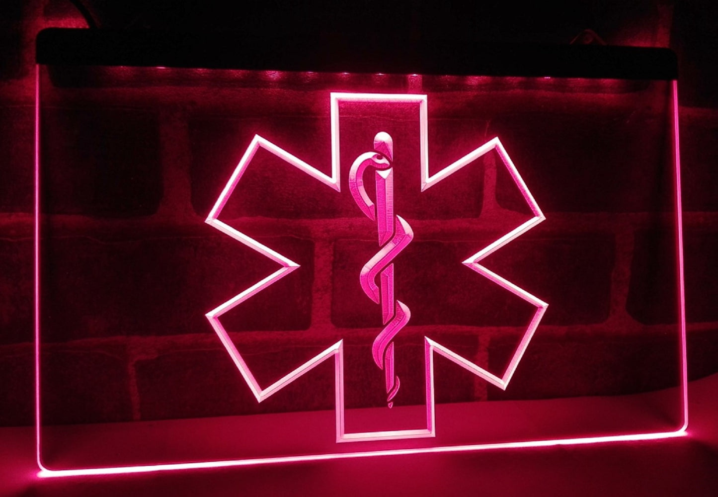 Neon Sign Paramedic Medical Services Wall Desktop Decor Free Shipping